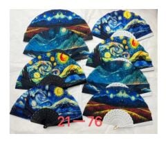 Yelpaze Karışık Renkli 12 Adet