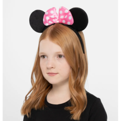 Pembe Fiyonklu Minnie Mouse Tacı