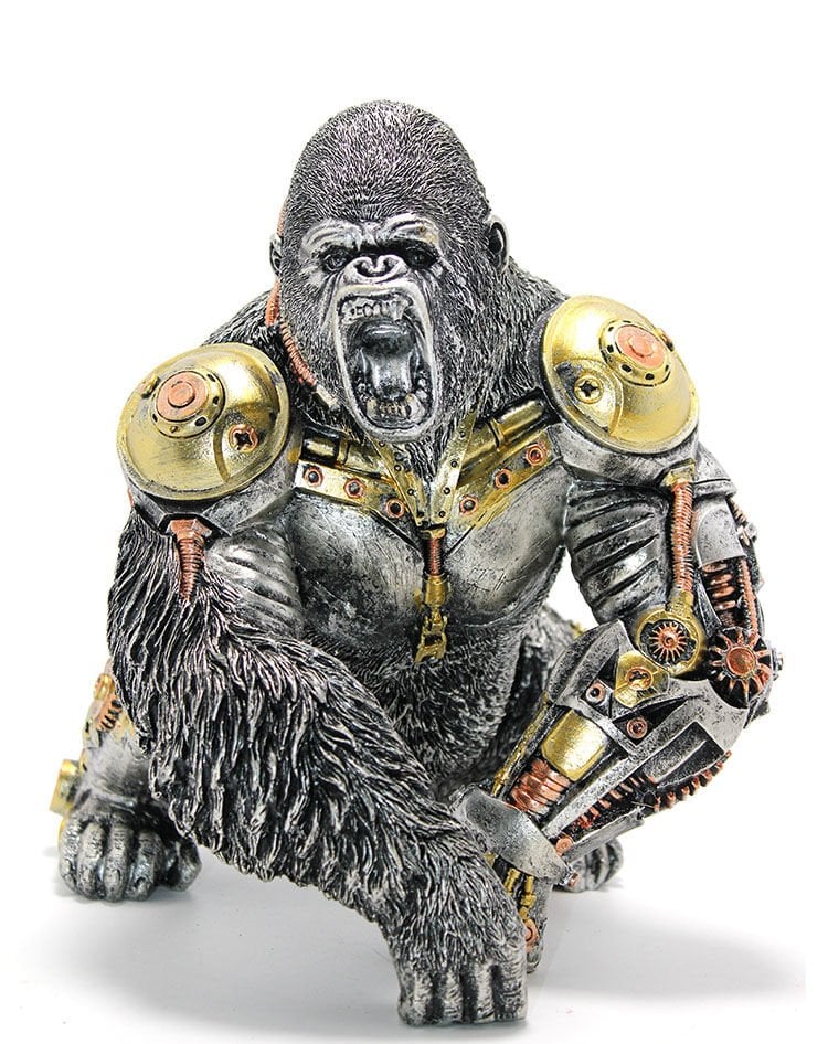Steampunk Polyester King Kong Figürü