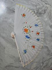 Bambu Çift Taraflı Yelpaze Karışık Renkler 12'li Paket