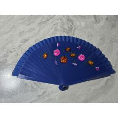 Bambu Çift Taraflı Yelpaze Karışık Renkler 12'li Paket