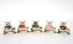 Swarovski 2'li Baykuş Model 2