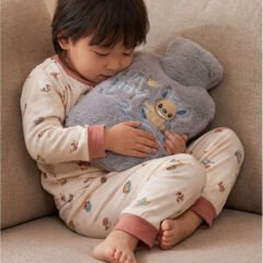 Karakterli Gri Peluş Sıcak Su Torbası 1 Litre