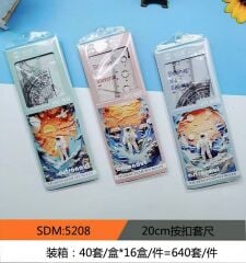 Karakterli Cetvel Seti 40 Adet