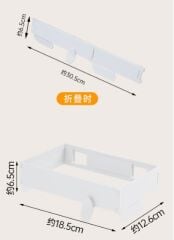 Kendinden Yapışkanlı Katlanabilir Çöp Poşeti Tutucu Aparat