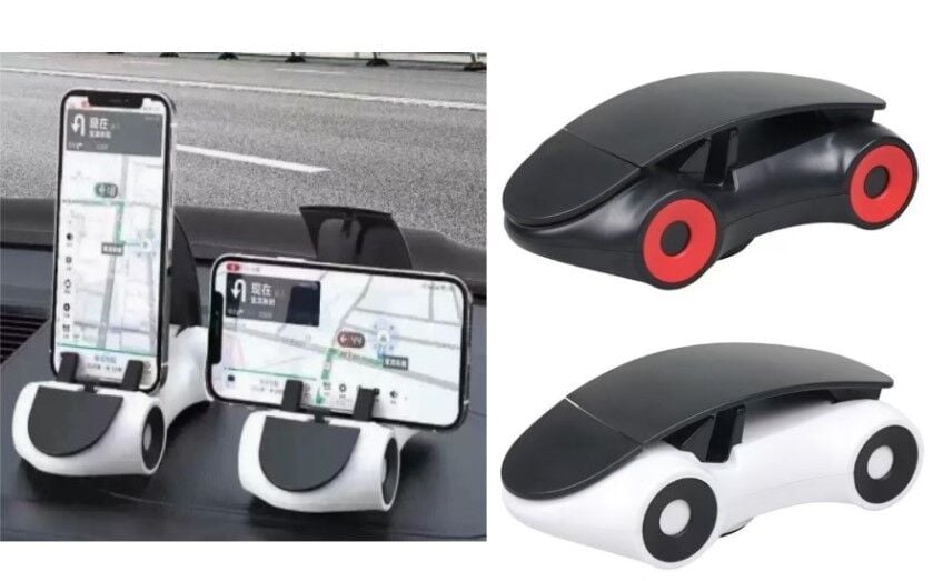 Araba Tasarımlı Araç İçi Telefon Tutucu 360 Dönebilen Ayarlı