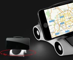 Araba Tasarımlı Araç İçi Telefon Tutucu 360 Dönebilen Ayarlı