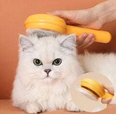 Hamburger Şekilli Otomatik Temizlenen Evcil Hayvan Fırçası