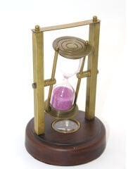 Pirinç Pusulalı Kum Saati Model 7