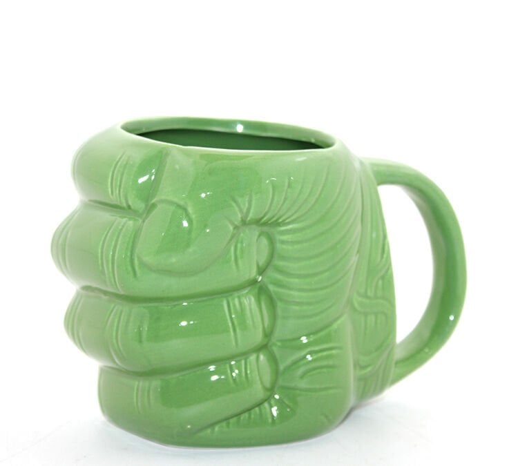 Porselen Hulk Eli Kupa Bardak