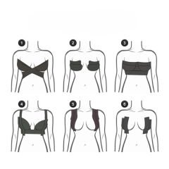 Siyah Renk Göğüs Dikleştirici Bant