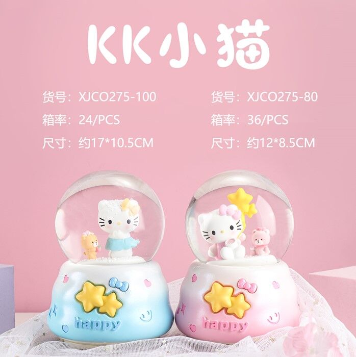 Işıklı Müzikli Orta Boy Kar Küresi