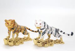 Swarovski Taşlı Tekli Leopar Model 2