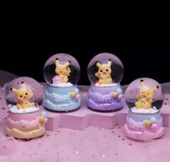 Pokemon Işıklı Kar Küresi 9 Cm