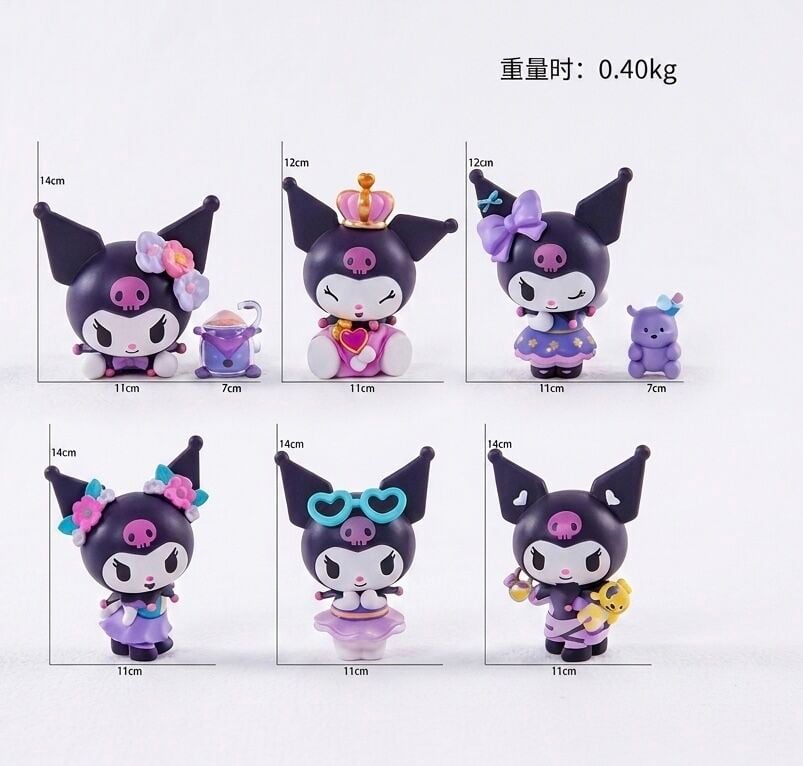 Anime Karakter 6 lı set