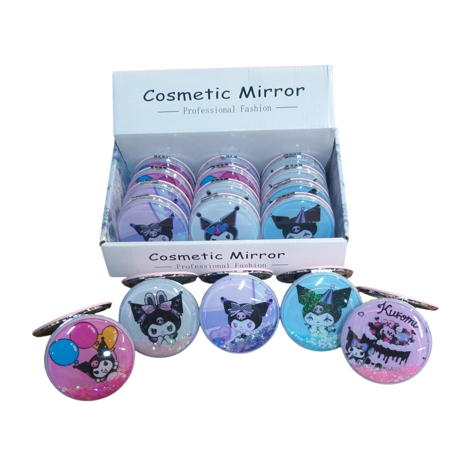 Karakterli Cep Aynası 12 Adet