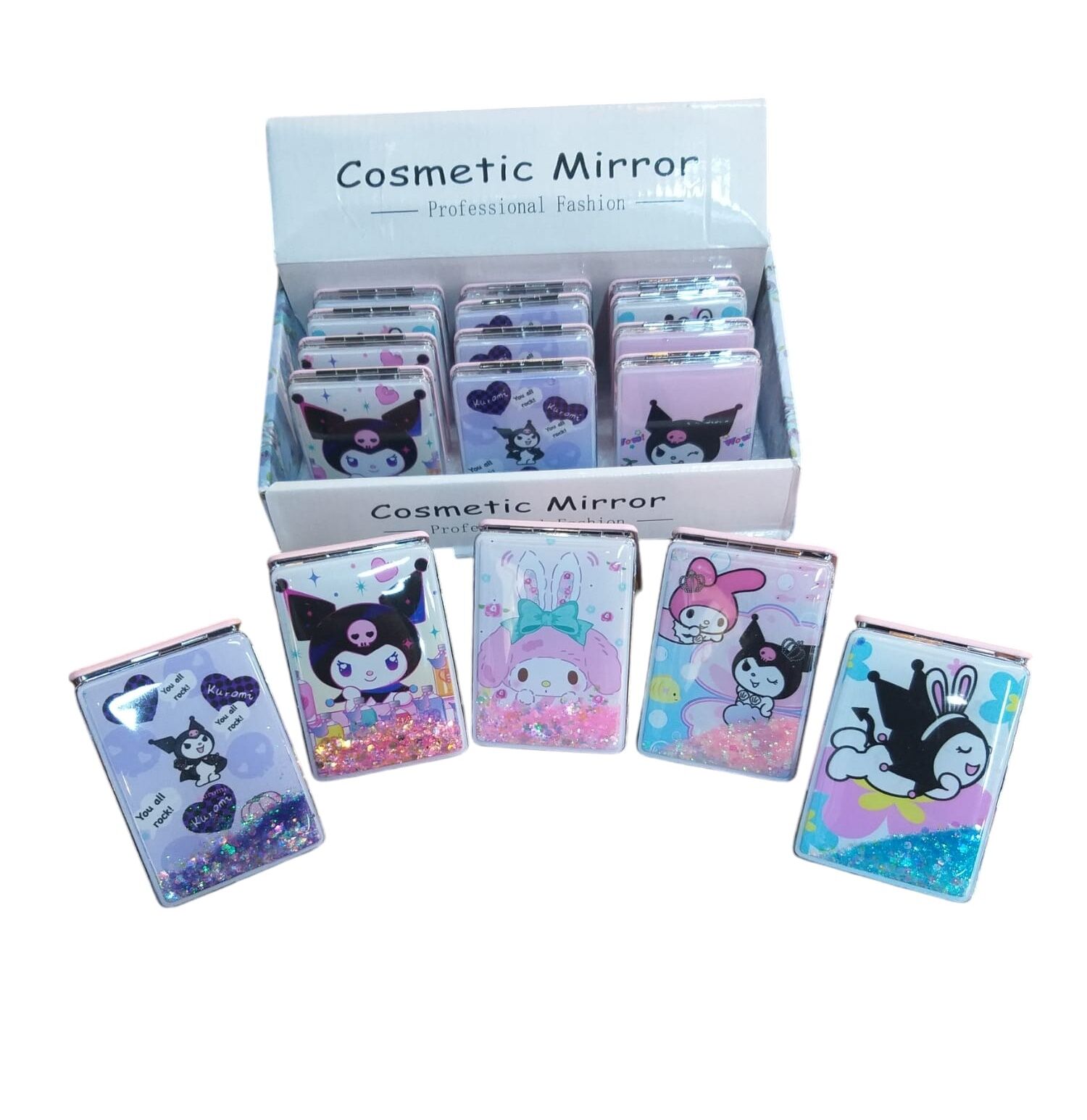 Karakterli Cep Aynası 12 Adet