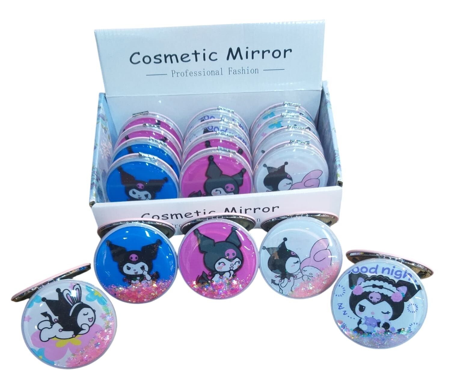 Karakterli Cep Aynası 12 Adet