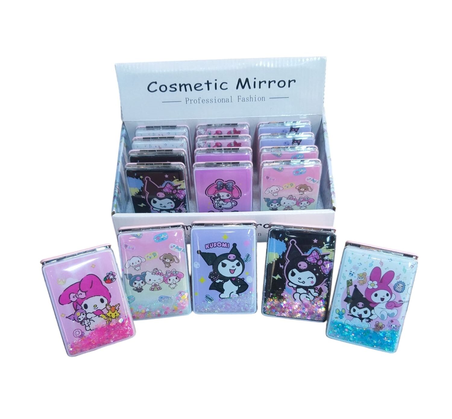Karakterli Cep Aynası 12 Adet