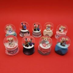 Toptan Dekoratif Mini Boy Sevgililer Kar Küresi