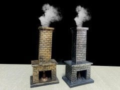 Polyester Şömine Tütsülük