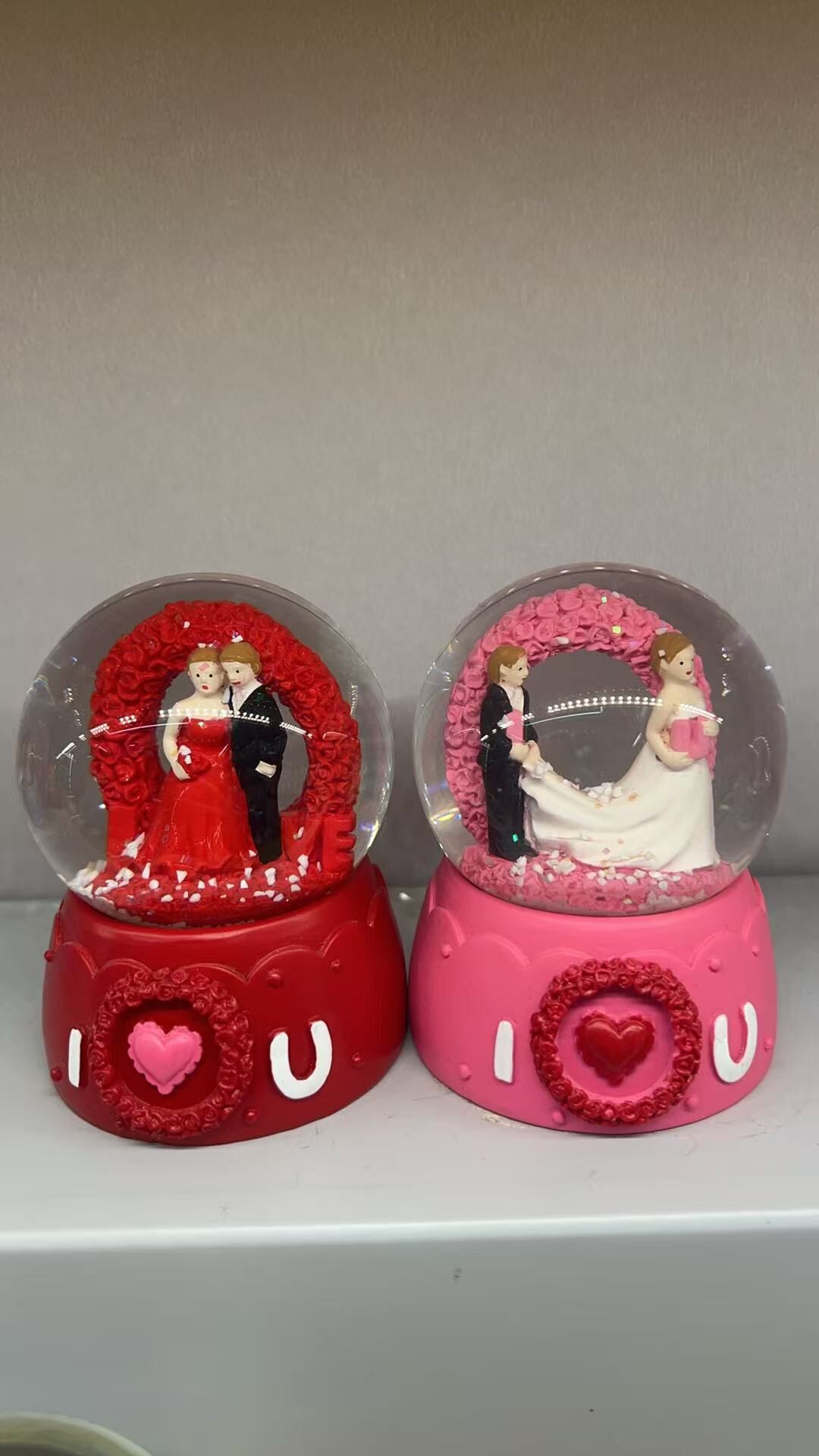 Işıklı Küçük Boy Kar Küresi 12 Adet