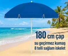 Plaj Şemsiyesi Sabit 180 cm