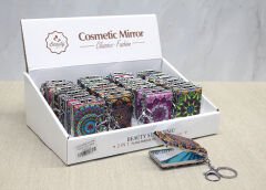 Taşlı El Aynası Anahtarlık Model 3