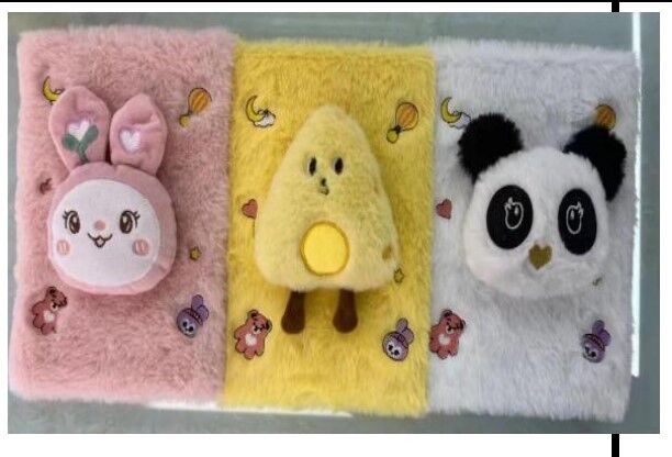 Karakterli Peluş Defter