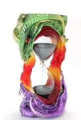 Polyester Dragon Tasarımlı Kum Saati Model 1