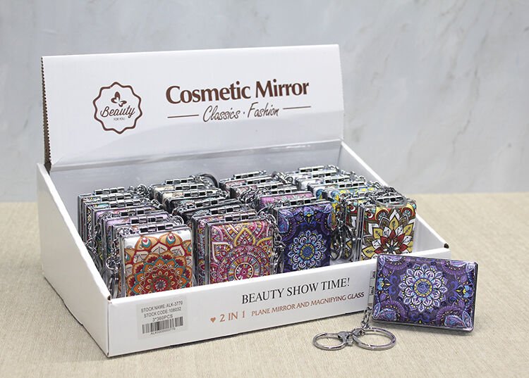 Taşlı El Aynası Anahtarlık Model 5