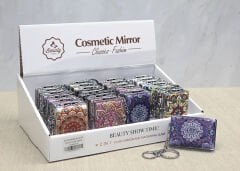 Taşlı El Aynası Anahtarlık Model 5