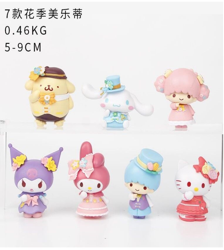 Anime Karakter 7 li Set 5-9 cm