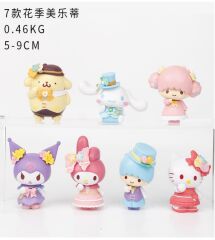 Anime Karakter 7 li Set 5-9 cm