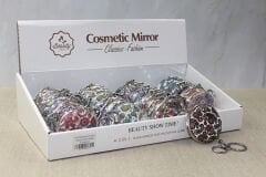 Taşlı El Aynası Anahtarlık Model 8