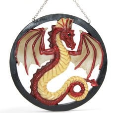 Duvara Asmalı Polyester Dragon Pano