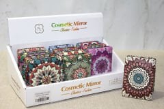 Taşlı El Aynası Dikdörtgen Kalın Model 4