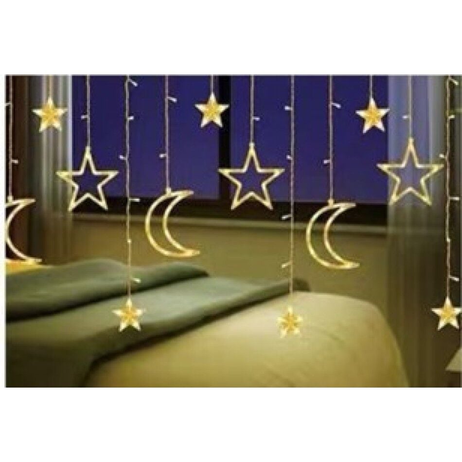 Ay Yıldız Perde Led Gün Işığı