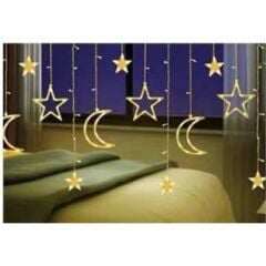 Ay Yıldız Perde Led Gün Işığı