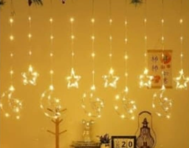 Ay Yıldız-Yıldız Perde Led Dış Mekan