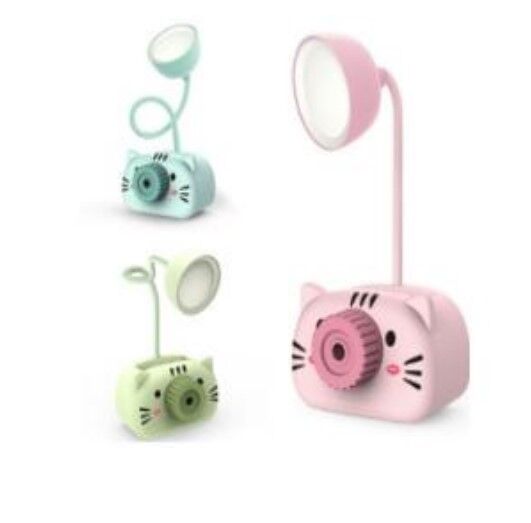 Kedi Tasarımlı Şarjlı Masa Lambası