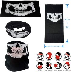 Motorcu Boyunluk Baf Buff Bandana - 25x48 cm Model 7