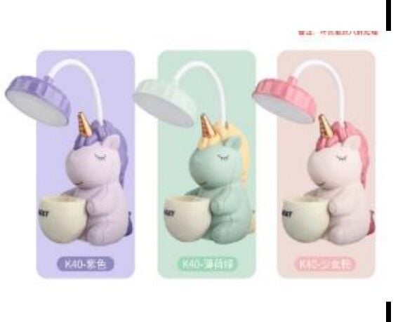 Unicorn Şarjlı Çocuk Masa Lambası