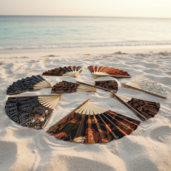 Bambu Bez Yelpaze Büyük