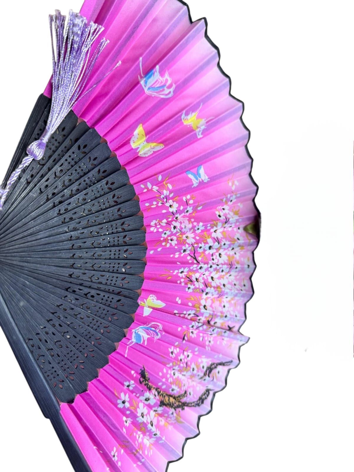 Ahşap İpek Yelpaze