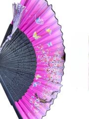 Ahşap İpek Yelpaze