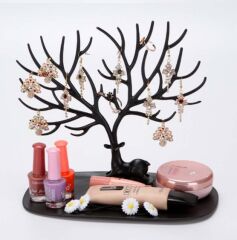 Geyik Tasarımlı Takı Standı Siyah