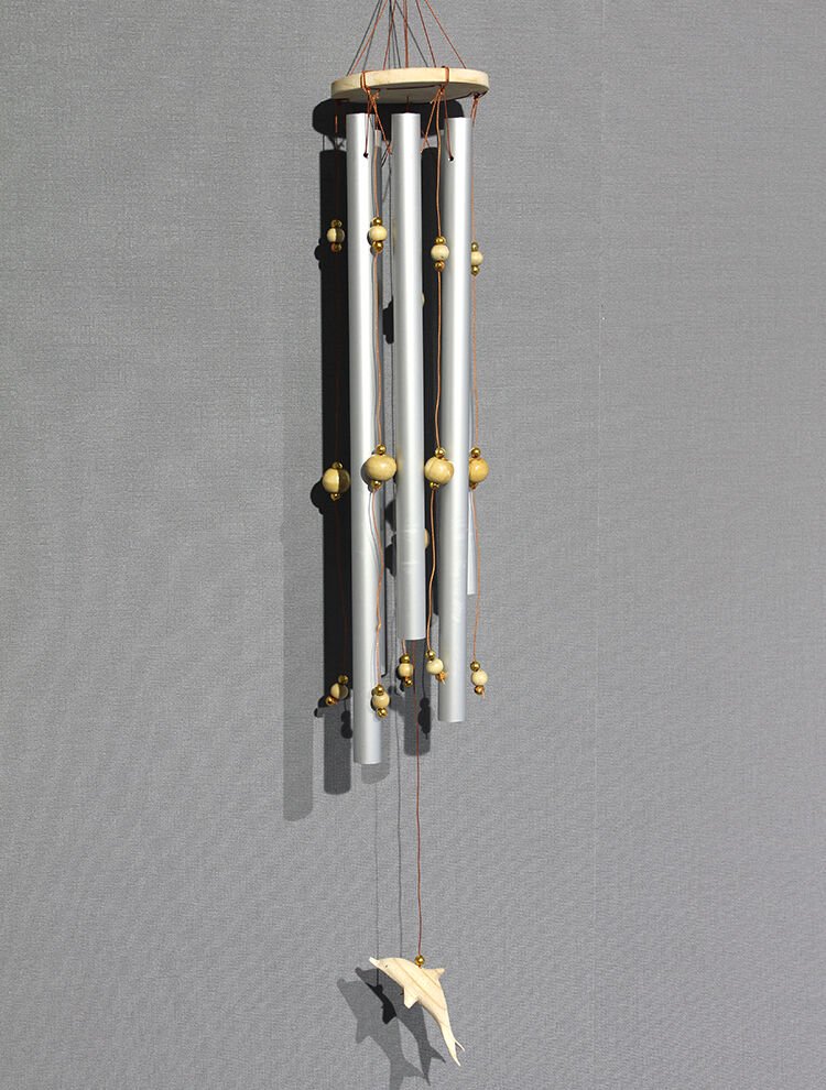 Boncuklu Metal Rüzgar Çanı Model 2