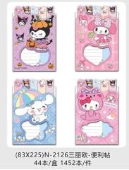 Karakterli Sticker Defter Seti 44 Adet