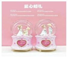 Evlenme Teklifi Işıklı Müzikli Püskürtmeli Büyük Boy Kar Küresi